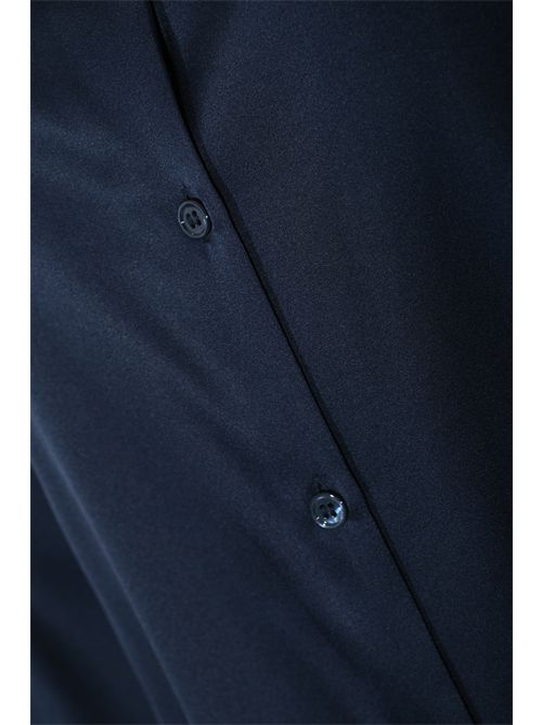 Camicia Verve in raso di seta Blu MM Max Mara | 2526116067600021